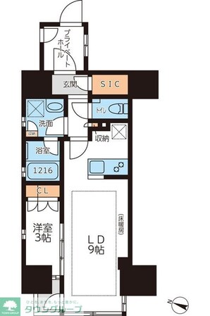 グランカーサ本駒込の物件間取画像